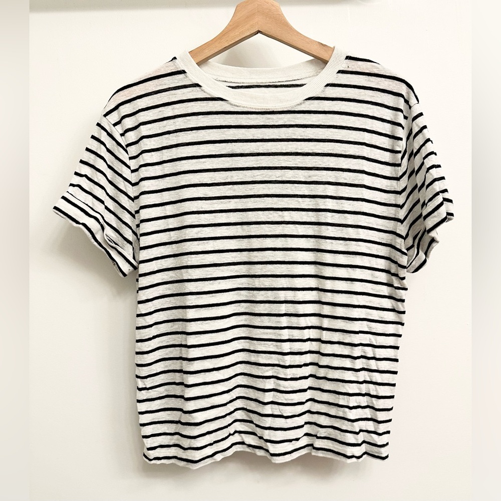 A new day striped t-shirt - L